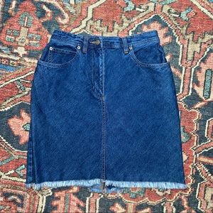 Bill Blass Jeans Denim Skirt Size 6